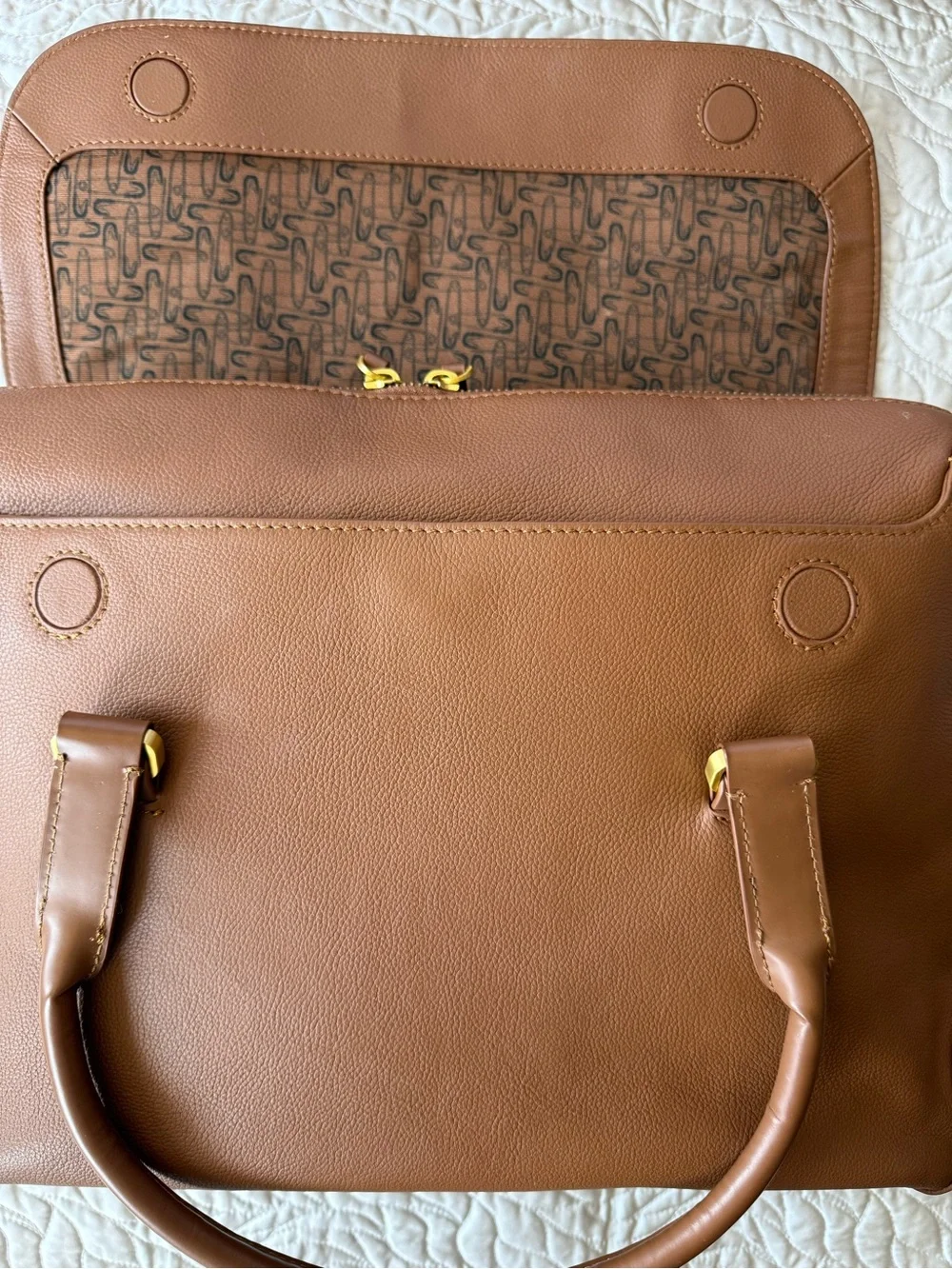 Lipault genuine leather